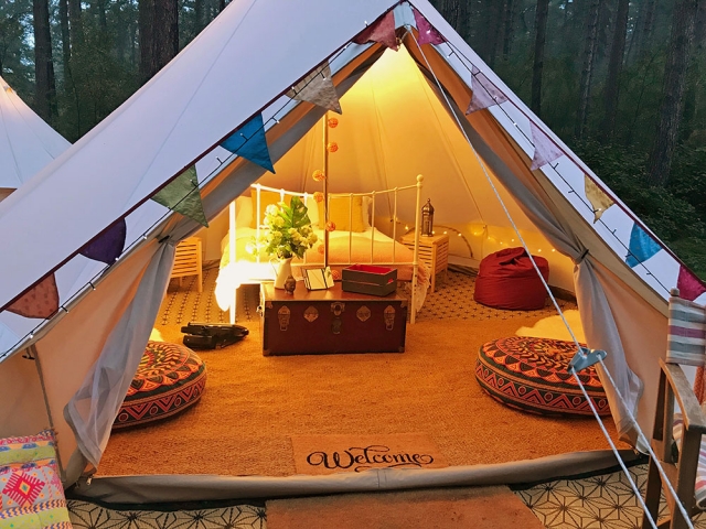 Loveabell Bell Tent Hire Glamping Camping Wedding Festival Corporate Event Film